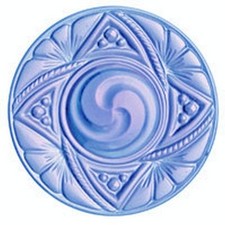 Stained Glass Supplies - Jewels -JEWEL-VICT-40mm-STEEL BLUE 36814 FREE SHIPPIN