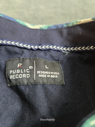 Camisa Public Record Para Hombres Grande Geométrica Estampado Completo Rendimiento Huesos de Calavera - Imagen 5 de 14