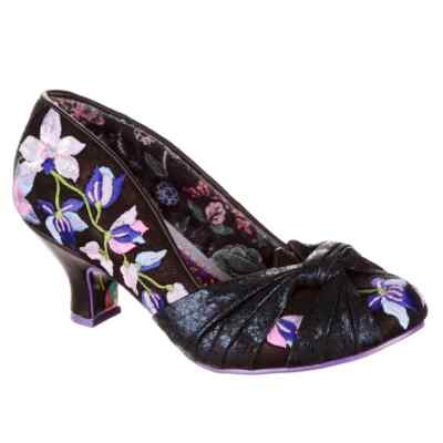 IRREGULAR CHOICE ORCHIDING ME DAMEN-ABSATZ SCHWARZ