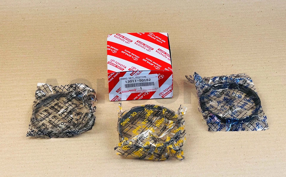 13011-50162 TOYOTA 4runner tundra Lexus gx47 lx470 OEM JUEGO DE ANILLOS, PISTÓN NUEVO OEM Foto 2 de 4