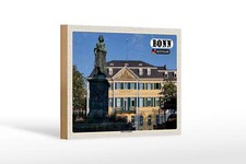 Holzschild Städte Bonn Beethoven Denkmal Architektur 18x12 cm Schild