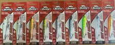 9-Berkley 3 1/2" Size 9 Hit Stick Fishing Lure 1/4 Oz Floating HUGE LOT New 
