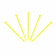 Cable Tie 4" 18 lbs Rated Nylon Tie Wrap 100pcs - Yellow