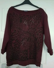 Dorothy Perkins Leopard Jumper - Size 12