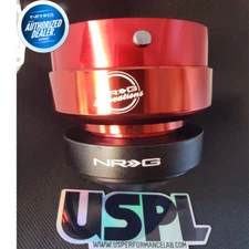 NEW NRG SHORT HUB  & RED QUICK RELEASE KIT CAN AM MAVERICK X3 SRK-RLMX3H-200RD