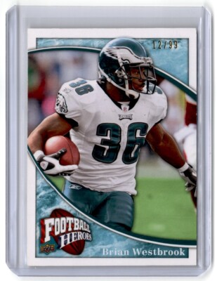 2009 Upper Deck Heroes Blue Brian Westbrook 12/99 Philadelphia Eagles #65