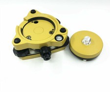 New Yellow Carrier Fixed Adapter with 5/8x11 Thread Tribrach W/Optical Plummet