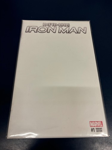 Infamous Iron Man #1 Blank Sketch Variante - Bild 1 von 12