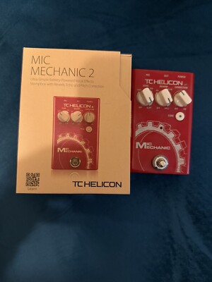 TC Helicon Mic Mechanic 2 Vocal Effects Pedal