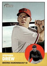 2012 Topps Heritage #416 Stephen Drew Arizona Diamondbacks