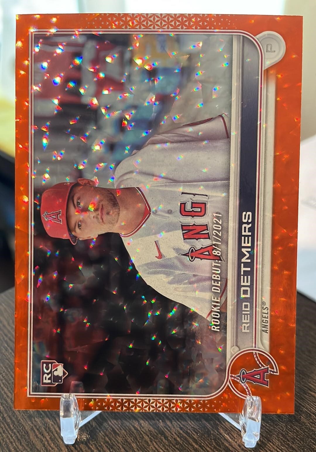 2022 Topps Update Baseball Reid Detmers (US62) Orange Foilboard 194/299