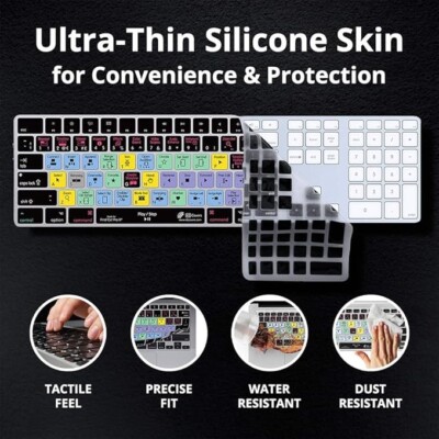 KB Covers Final Cut Pro X keyboard cover FCPX-AK-CC-2