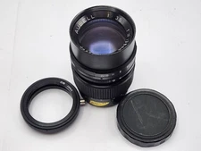Aubell 135mm F3.5 T Mount Preset Aperture Lens w/ Olympus OM SLR Camera Adapter
