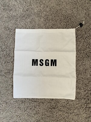 Msgm Dust Bag Brand New