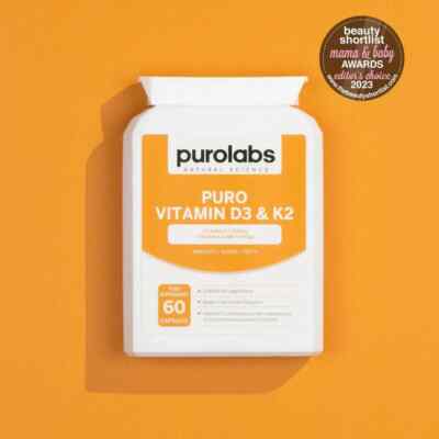 Purolabs Vitamin D3 3000iu & Vitamin K2 100ug (MK-7)