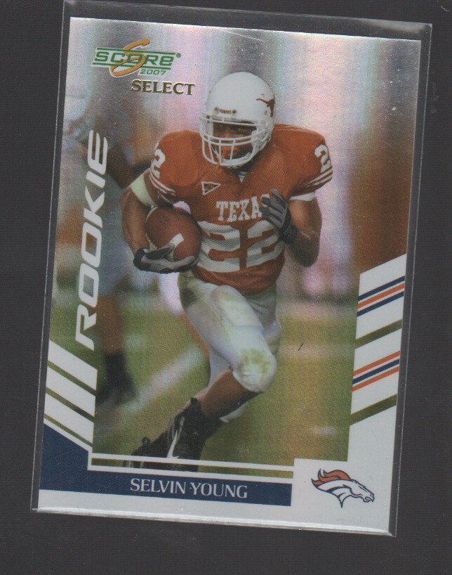 SELVIN YOUNG 2007 SCORE SELECT ROOKIE CARD #424 /599
