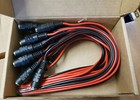 AimHD 20 Pack DC Barrel Jack Female Pigtail DC-FM-PL 18AWG 2.1mm x 5.5mm 12V 5A 