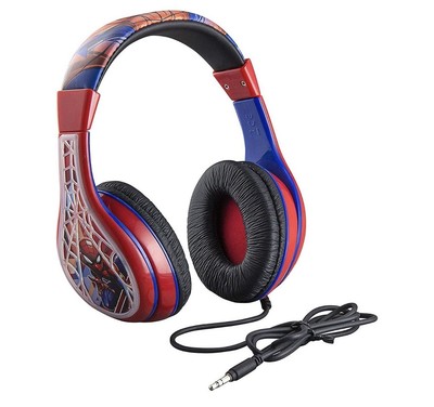 Marvel Spiderman Headphones Parental Volume Control New In Box eKids Stereo NEW