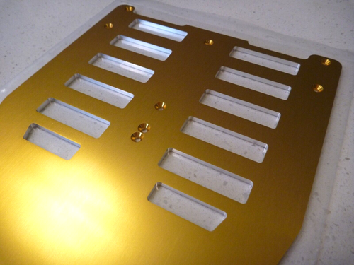 Vintage RC Associated RC10L Aluminum Chassis Only Gold Two-Tone ( Read ) - Picture 7 of 24