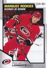 #619 Steven Lorentz - Carolina Hurricanes - 2020-21 O-Pee-Chee Update Hockey