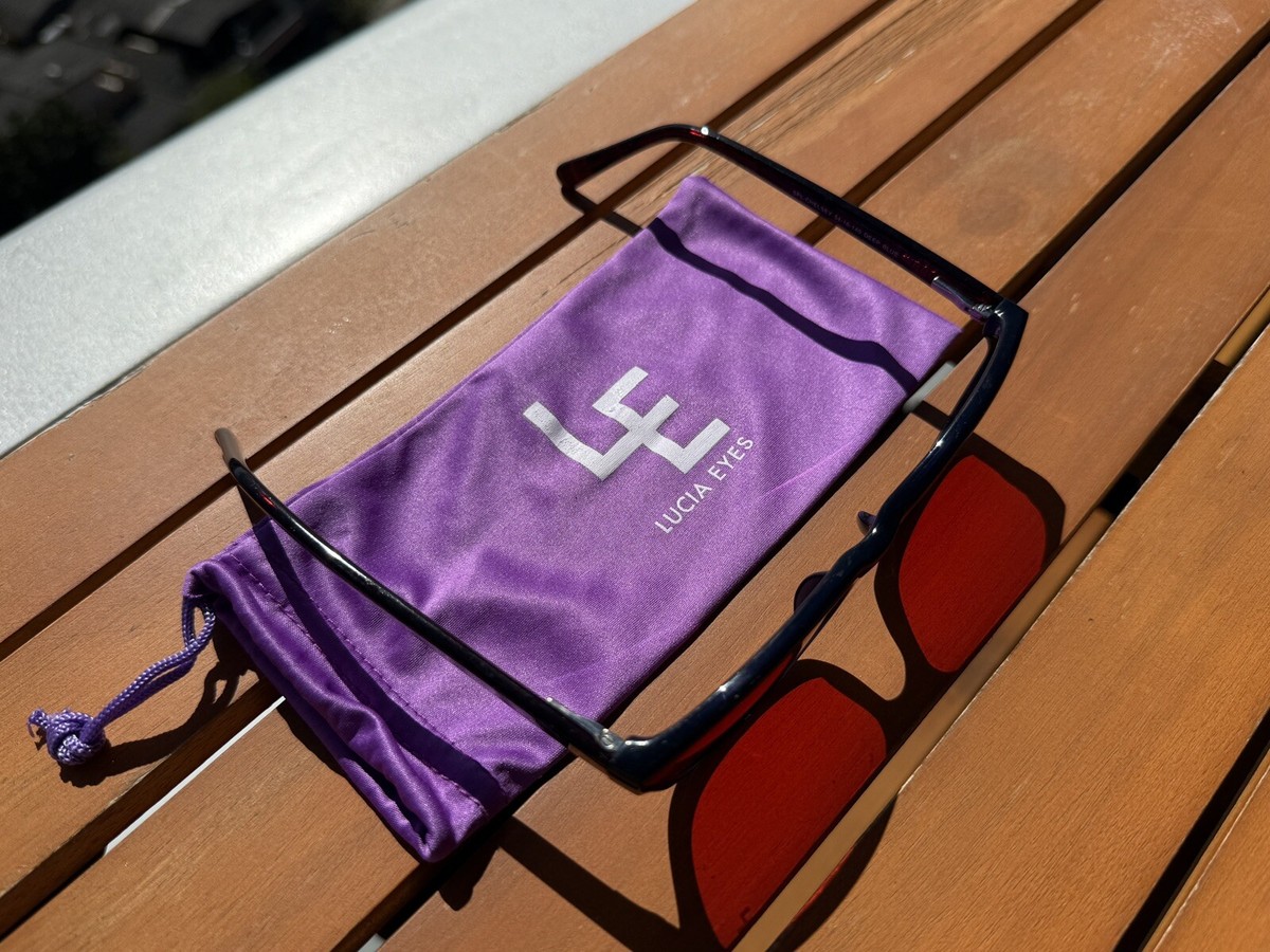 Luciaページ Medium Frame Blue Light Blocking Glasses - LUCIA EYES