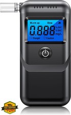 YYBNN Breathalyzer Alcohol Tester LCD Digital Display, Portable 10 Mouthpieces