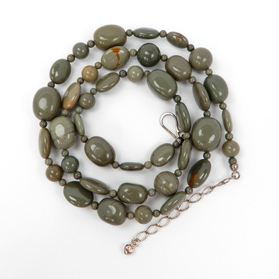 Jay King Mine Finds Desert Rose 925 Sterling Silver Multicolor Jasper Necklace