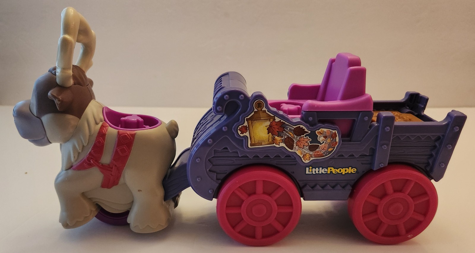 Little People Disney Princess Frozen Anna & Kristoff's Wagon Excellent Condition