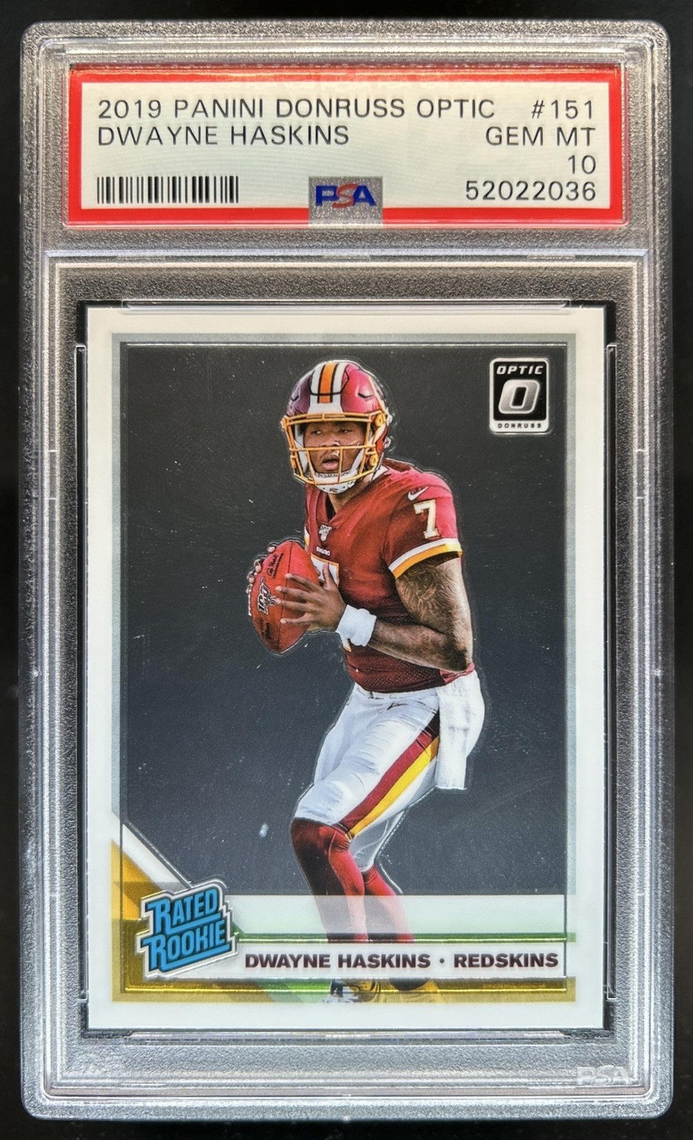 Dwayne Haskins Panini Donruss Optic #151 Base
