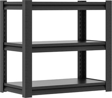 Garage Shelving Units and Storage,31.5"X34"X18" Deep Heavy Duty Metal Shelves Ad