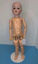 24” Antique German Herm Steiner 15 Bisque Doll Composition BJ Body Head As Is #L