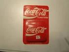 Vintage Coca-Cola 3-3/4" Cork & Plastic Coasters Set of 6 in sealed package