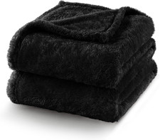 Exclusivo Mezcla Plush Fuzzy Fleece Bed Blanket Queen Size, Super Soft, Fluffy a