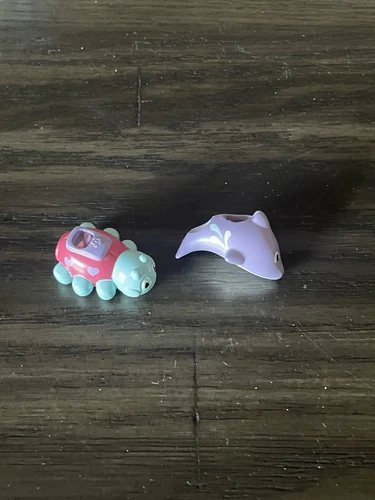 VTG Bluebird Polly Pocket Pen Pal Pencil Topper Animal Figures Ladybug Dolphin