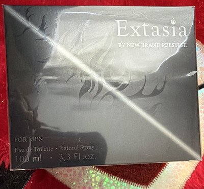 New Brand Prestige Extasia for Men Eau de Toilette Natural Spray 3.3 fl oz
