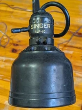 Vintage Singer SLF-10 Industrial Sewing Machine Table Elbow Lamp Light Fixture