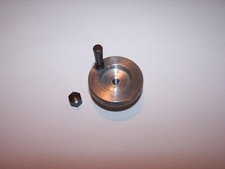 Unimat DB200 / SL, Steel Dial Hand Knob & Cap Nut, OEM, Vintage, Austria,  #P622