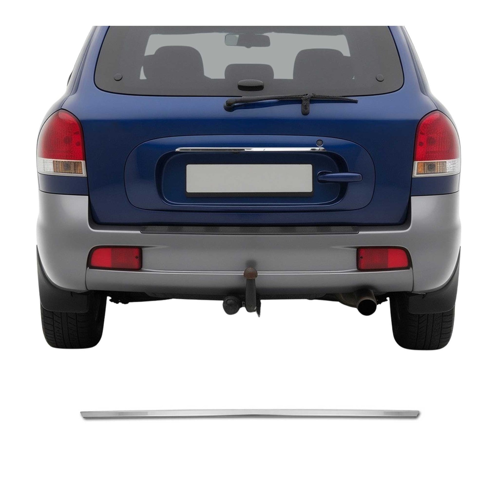 Poignée de coffre arrière pour Hyundai Santa Fe 2001-2006 en inox idéale pour le camping