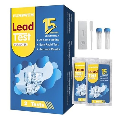 Lead Water Test Kit - Water Lead Test Kit Fast Results in 15 Mins Easy to Test