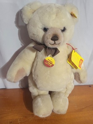 NEW Steiff Teddy Bear Petsy 0235/35 Knopf Im Ohr NWT Adjustable