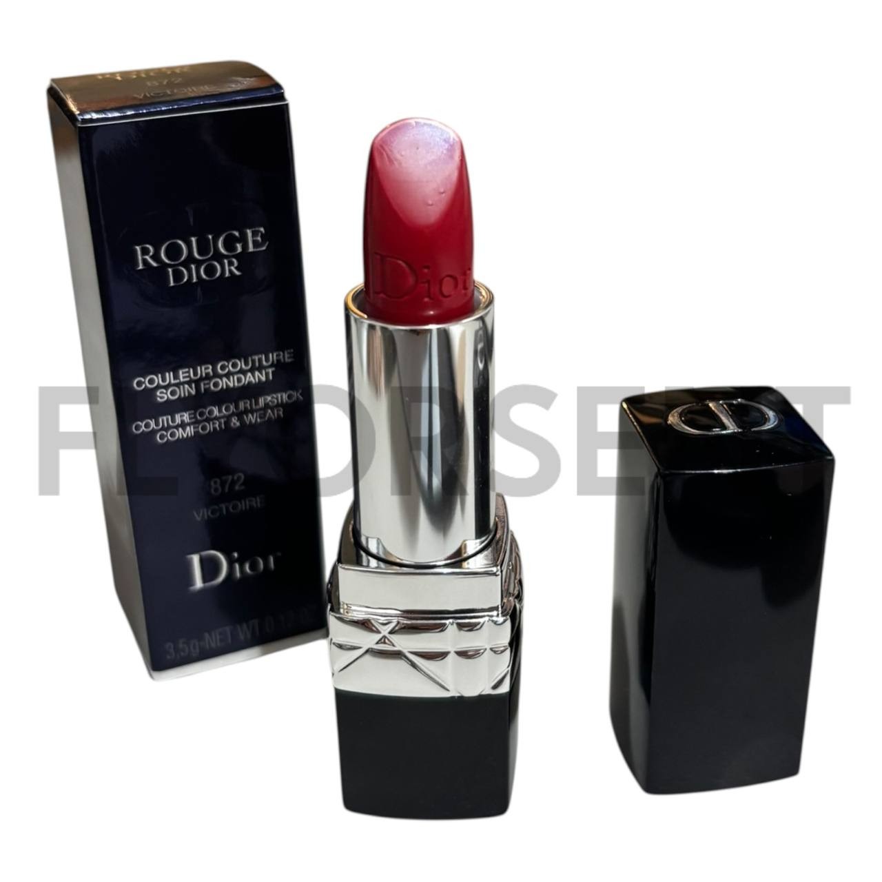 Christian Dior Rouge Lipstick #872 VICTOIRE, Full Size,  0.12oz NIB