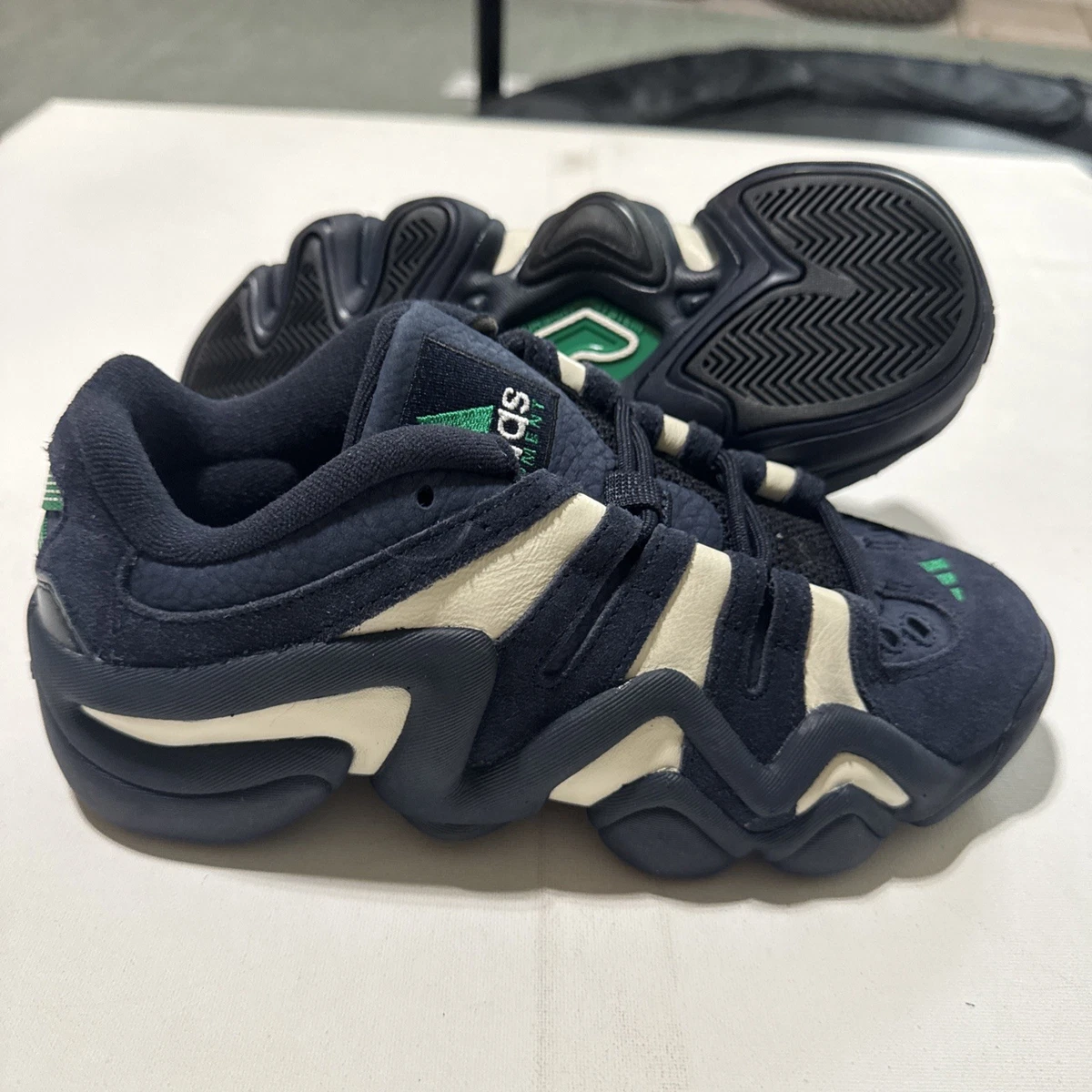 Hoop York City x adidas Crazy 8 Low Legend Ink Off White for Sale