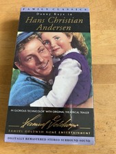 Hans Christian Andersen VHS Tape Danny Kaye Samuel Goldwyn HBO Video #90650
