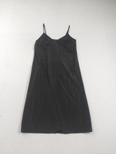 Madewell Women Slip Dress 2 Black V Neck Adjustable Straps Sleeveless Cocktail