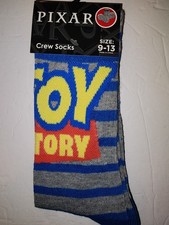 New Pixar Toy Story Socks Size 9-13