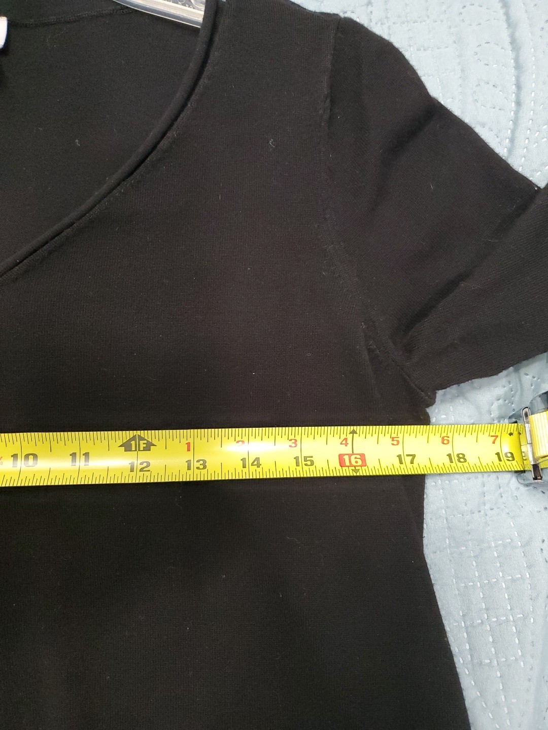 Chico’s Long Sleeve Pullover Sweater Basic Black … - image 6