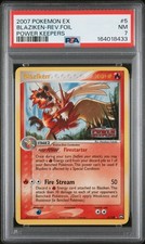 Blaziken 5/108 EX Power Keepers Reverse Holo PSA 7 New Cert  on eBay