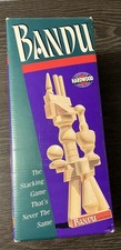 1991 Bandu Stacking Game 54 Wood Pieces Instructions Beans Complete