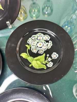 TIFFANY & CO. MRS. DELANY'S FLOWERS Plate 4 Piece Set Box SYBIL
