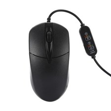 Advanced Heat Button Heating Warmer Hands Corded Mice Black for Laptop Computer